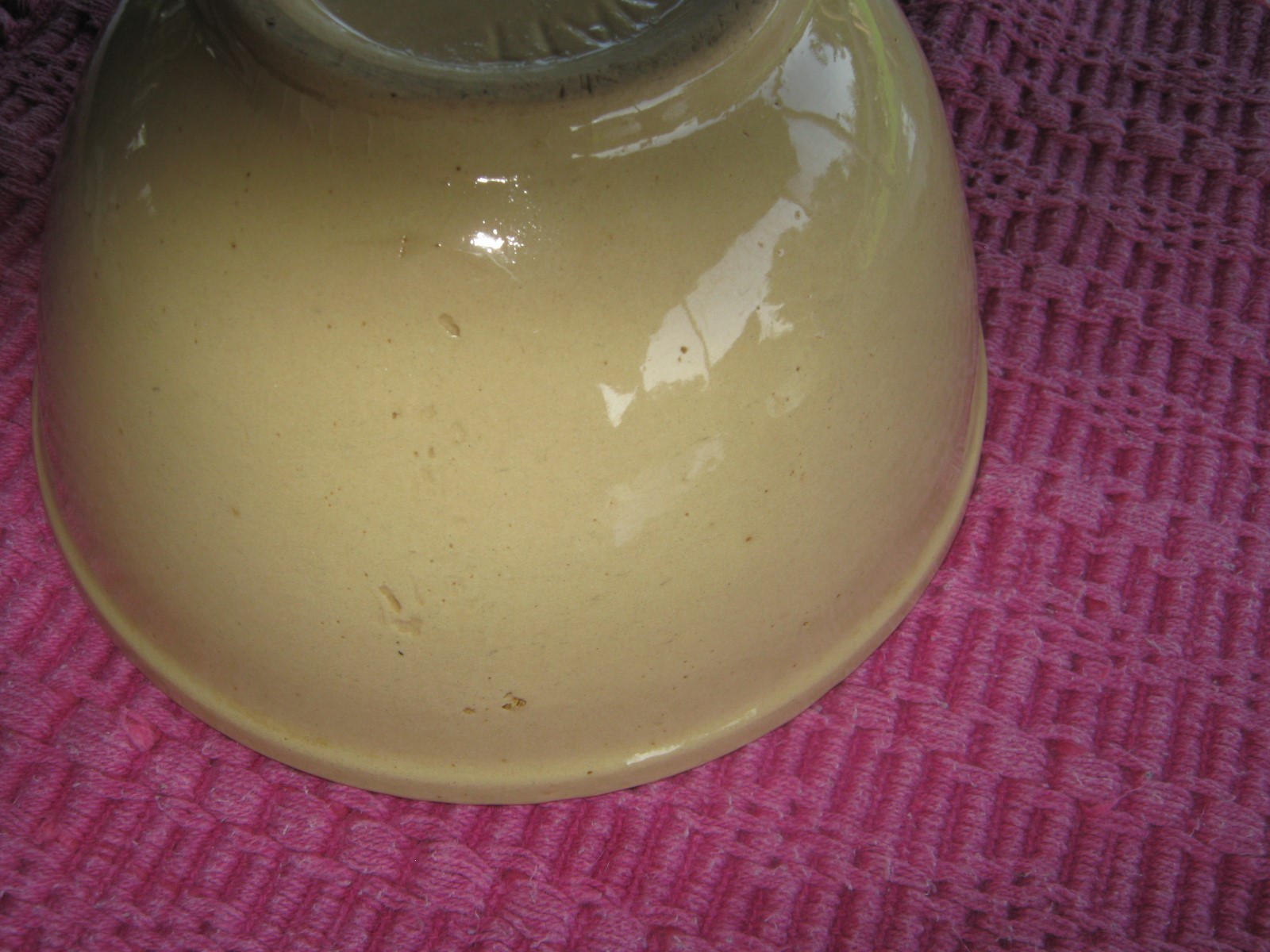 WATT POTTERY 2 LEAF APPLE 7 MIXING BOWL