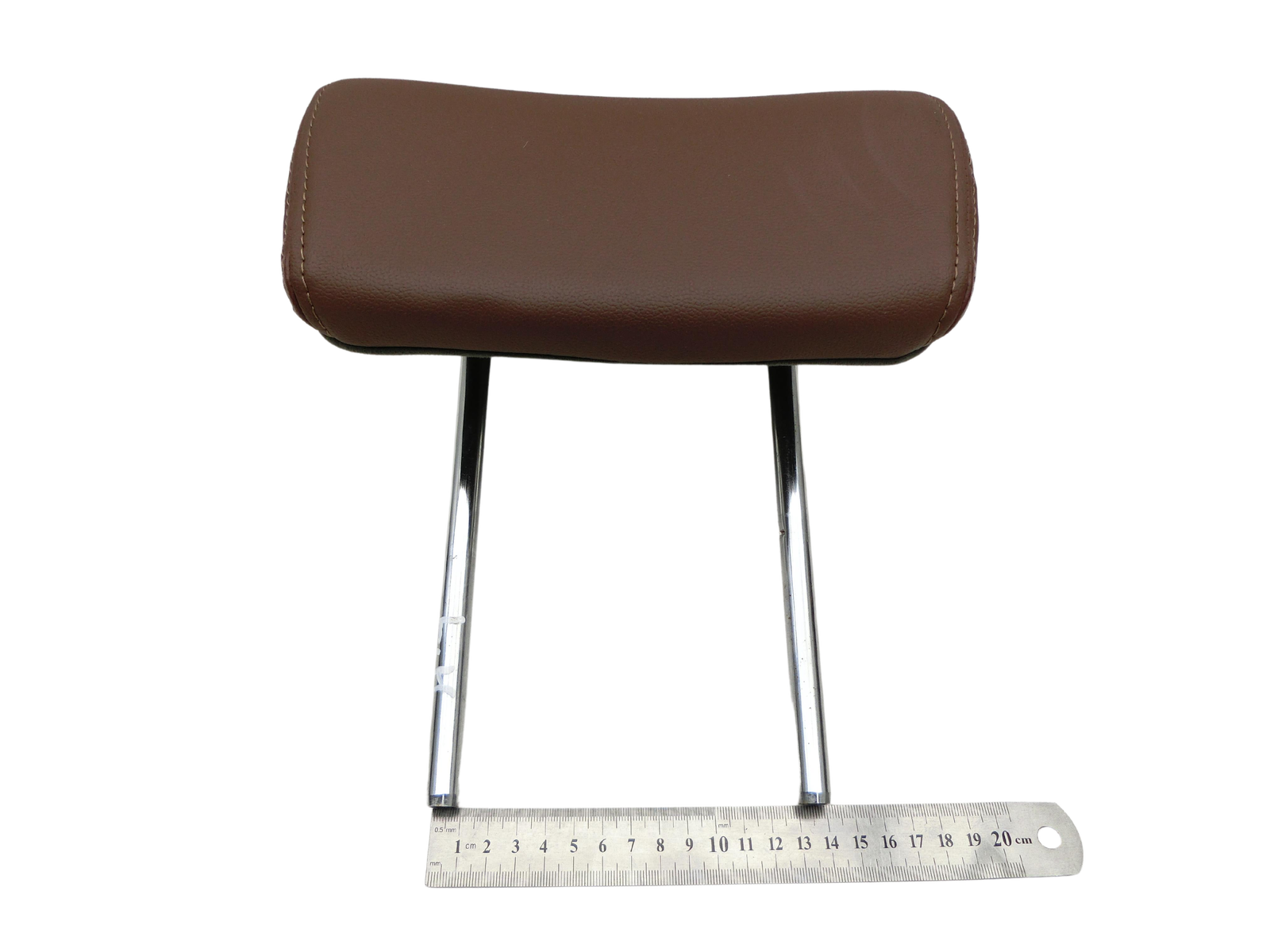 Headrest Right or Left Rear Pure Leather Brown for Hyundai IX55 09-11 - Bild 1