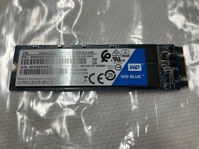 Western Digital 2TB WD Blue SA510 SATA Internal SSD,M.2 2280 - WDS200T2bob