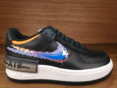 Nike Women's AF1 Shadow Athletic Shoes SE Pixel Swoosh CV8480-001 Lot Size 5