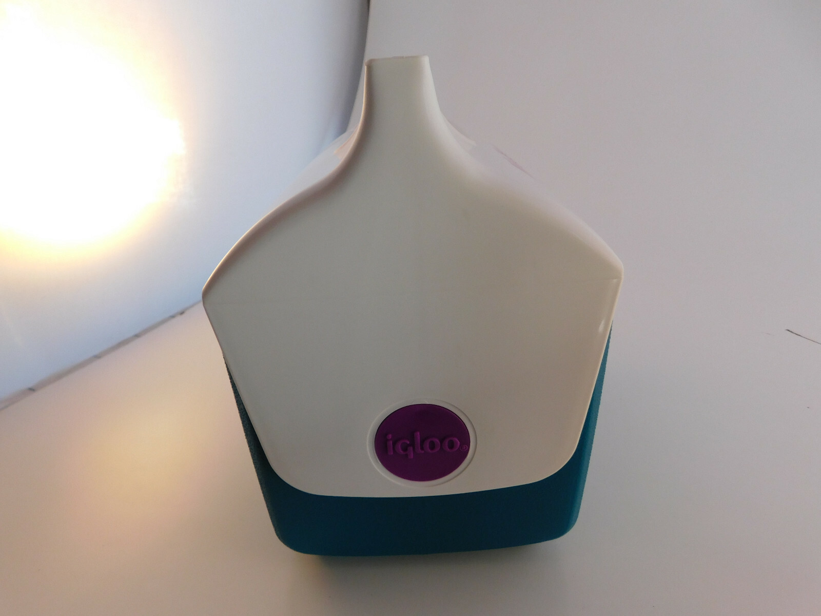 Vintage 1993 Igloo MiniMate Lunchbox Beer Can Insulated Cooler GREEN PURPLE