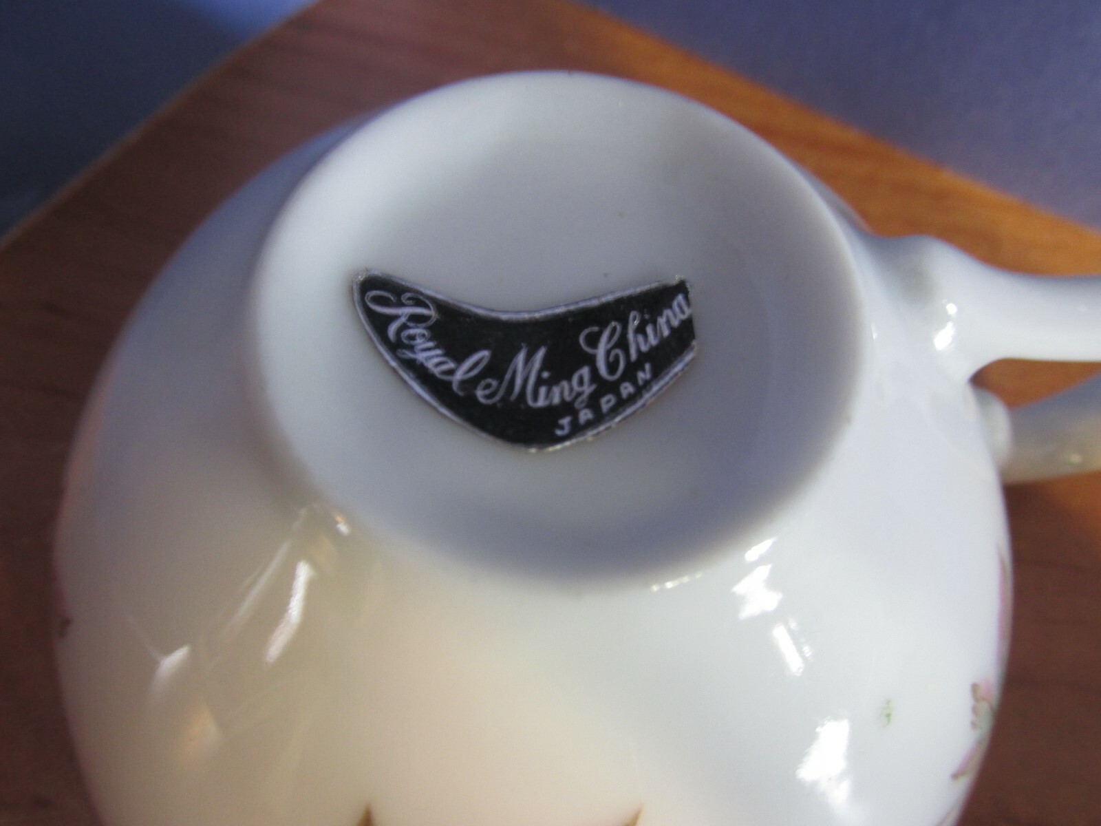 Vintage Royal Ming China Set Of Three Cups E10