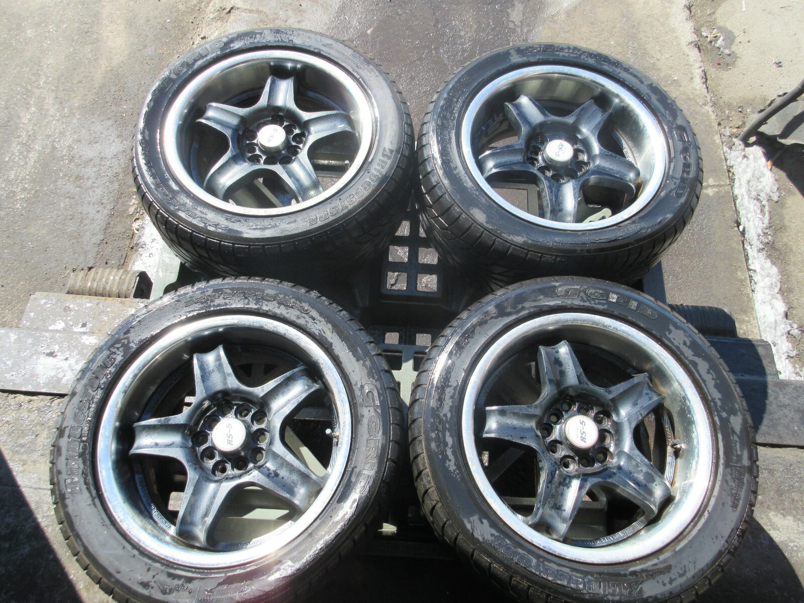 WedsSport RS-5SS 16インチ 4本 WEDS SPORT RS-5/SS TSSC 16inch 7J offset+38mm PCD100mm 4H