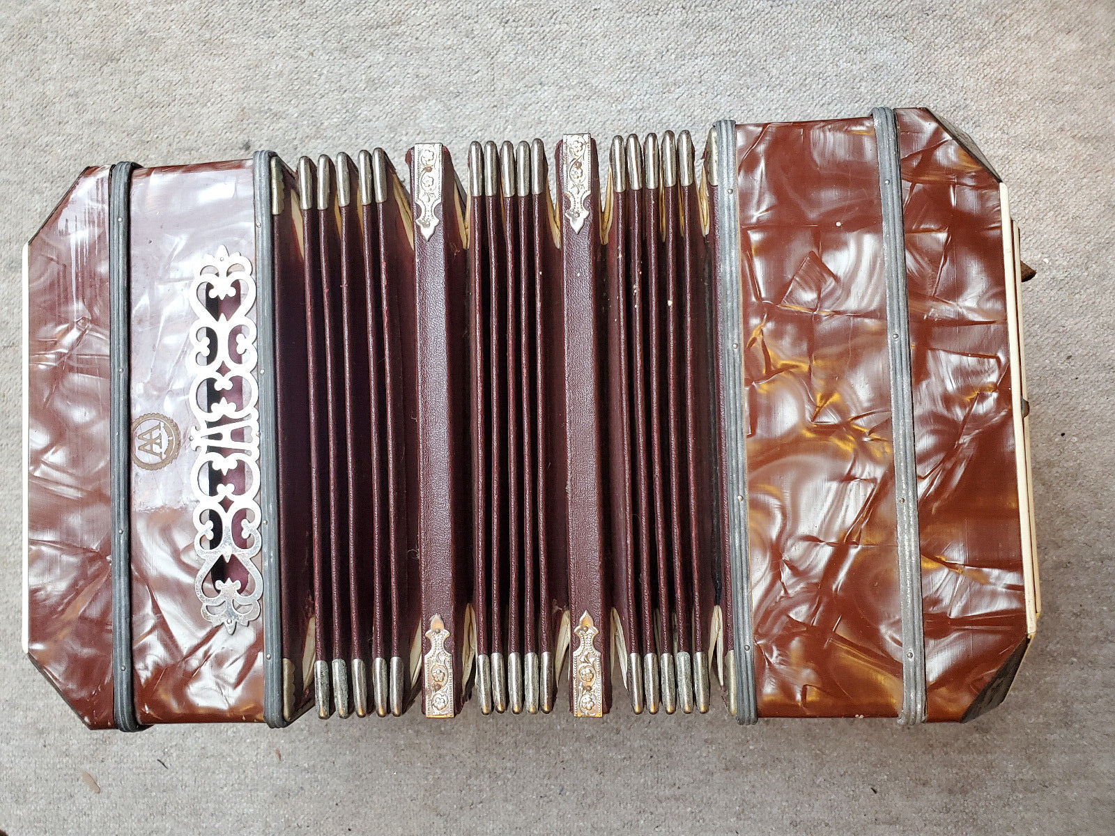 超希少✳︎ BANDONEON AA アルフレッド・アーノルド Nice old Bandoneon Bandonion Accordion 
