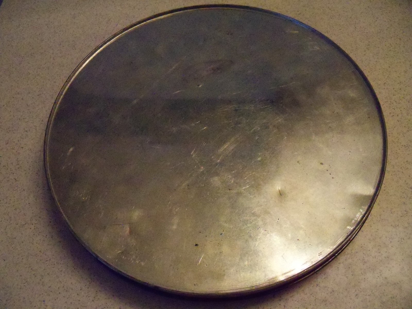 Antique Round Loft's Candy Christmas Tin~Santa Claus~New York, New York