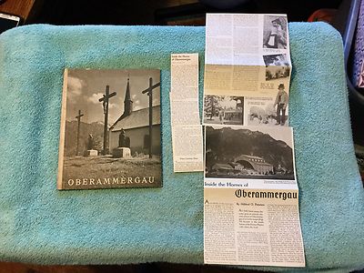 OBERAMMERGAU : German Book Das Passionsdorf Und Seine Umgebung Passion Village