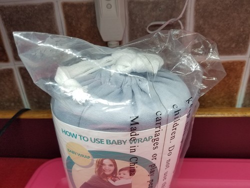 Chic Bebe Baby Wrap Infant Snuggle Carry  Grey New Sealed