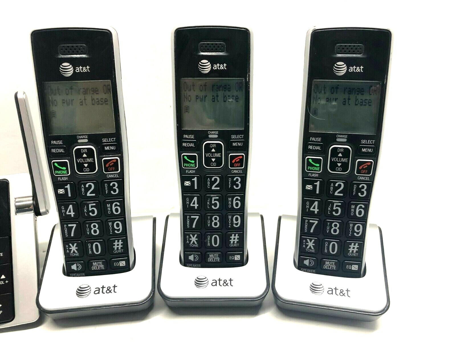 AT&T CL82413 Cordless Phone with Answering System Plus 3 Handsets