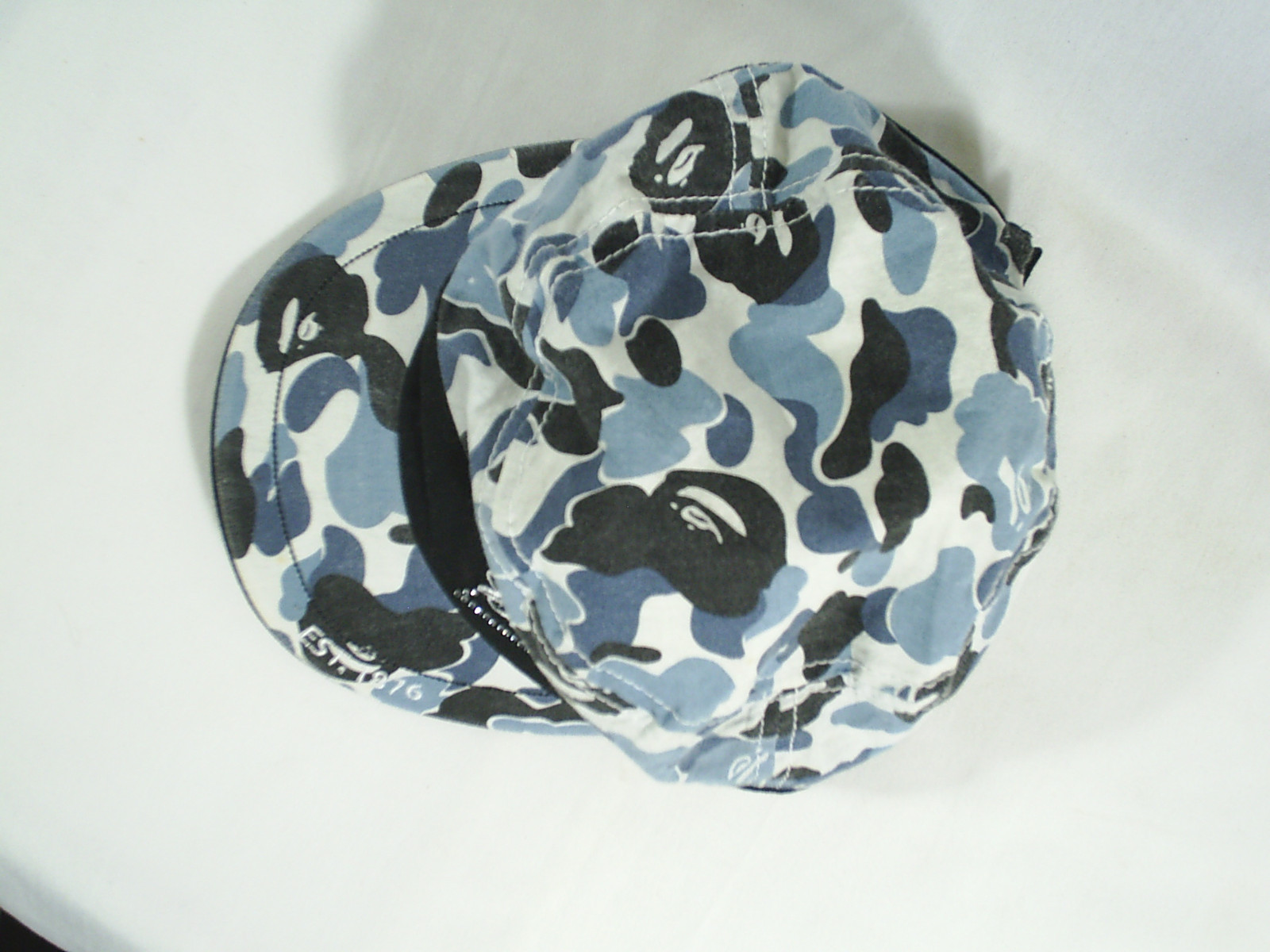 Budweiser Hat Cap Blue Camo Womens Jems Bling Embroidered Embellished