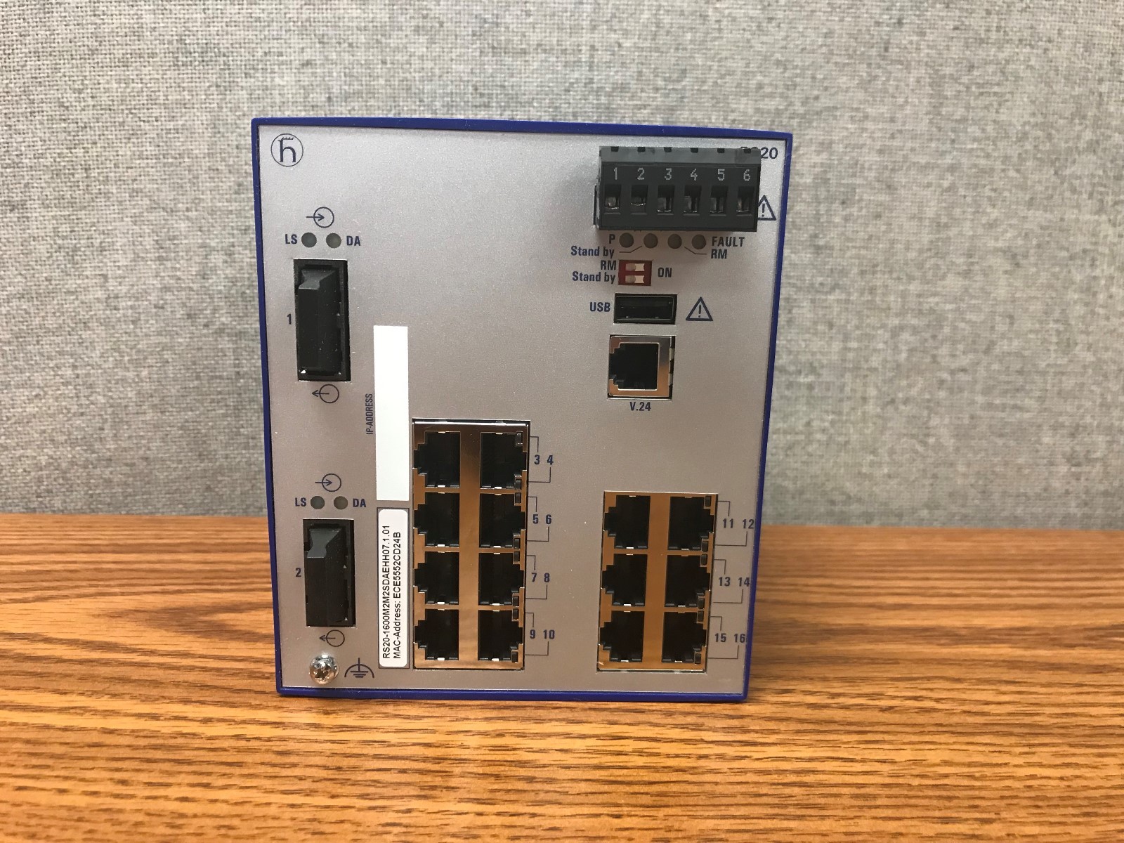 Hirschmann RS20-1600M2M2SDAE Industrial Ethernet Rail Switch