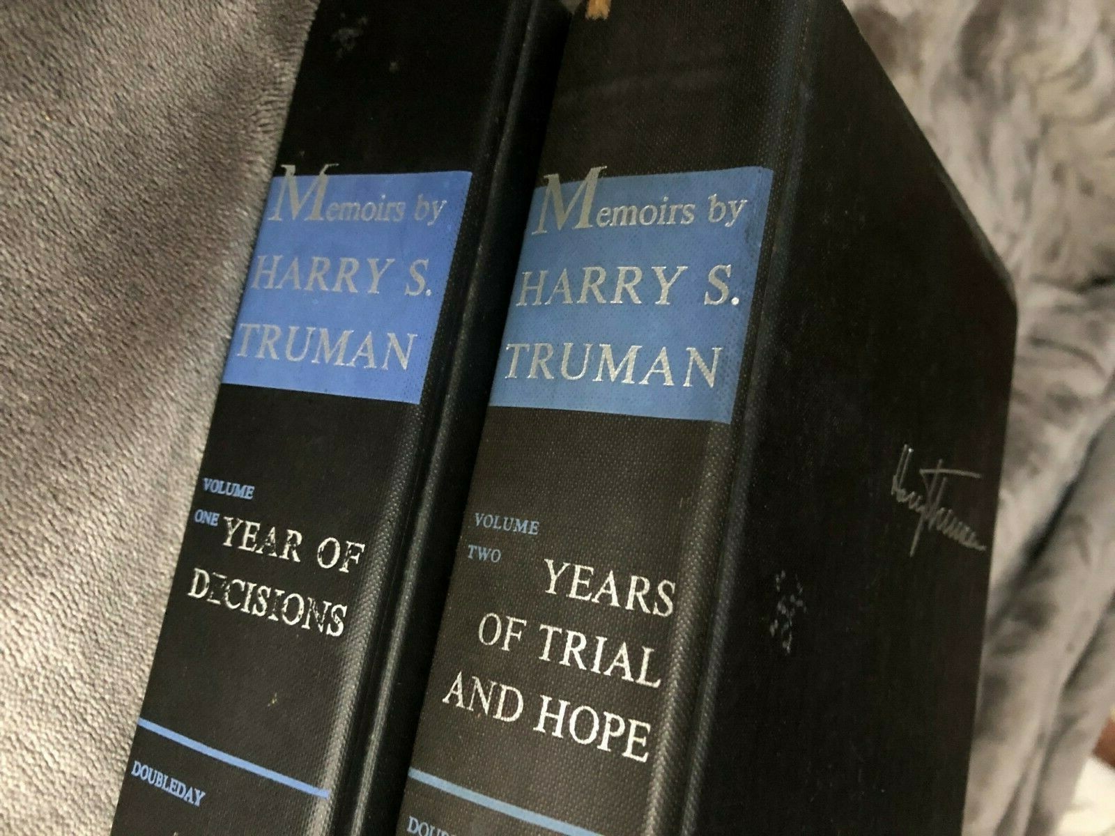 Harry Truman Signature on Truman Library Brochure