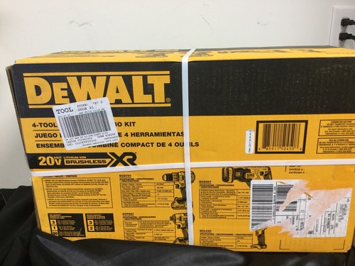 Dewalt DCK484D2 20V Max Brushless 4-Tool Combo Kit - New!
