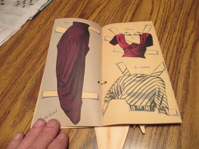 BETTY GRABLE PAPERDOLLS MINT ORIGINAL RARE UNCUT 1942 WHITMAN #972 CLOTHES IN BO