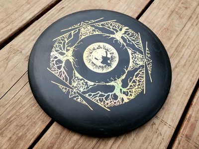 Innova DX Roc Limited Edition Oculus XXL 180g Black Gold Foil Disc Golf Midrange