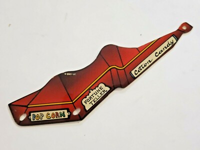 1985 WILLIAMS COMET PINBALL MACHINE PLAYFIELD PLASTIC 31-540-6 POP CORN FORTUNE