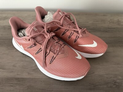 Nike Quest Rust Pink Lace Up Running Sports Trainers Womens Size 7.5 New