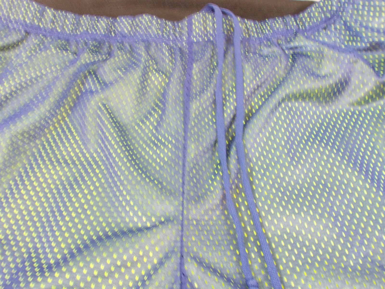 Men's ZONE PRO Blue & Neon Green Shorts size 3xl draw string