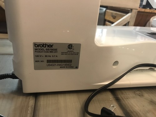 Brother SB7900E Embroidery Machine