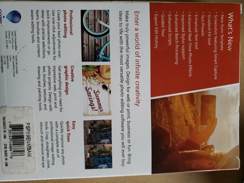 Corel Paintshop Pro X9 - Photo & Design Software for Windows