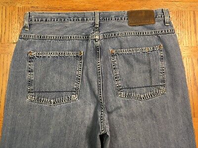 NAUTICA  LOOSE MEN'S JEANS HAND MEASURED SIZE 37 x 31 MISSING TAGS BEST