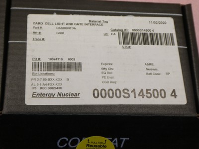 GENERAL ELECTRIC, DS3800NTDA1A1D, CELL LIGHT AND GATE INTERFACE, PCB BOARD