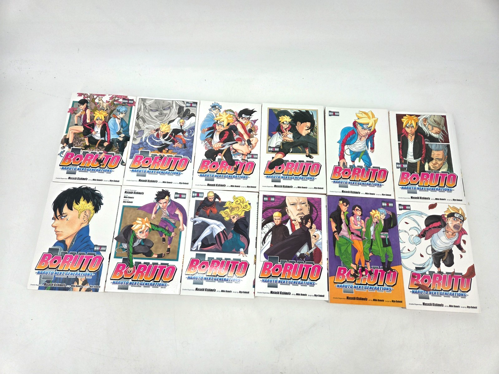 Boruto Naruto Next Generation Manga Set Volumes 1-12 1 2 3 4 5 6 7