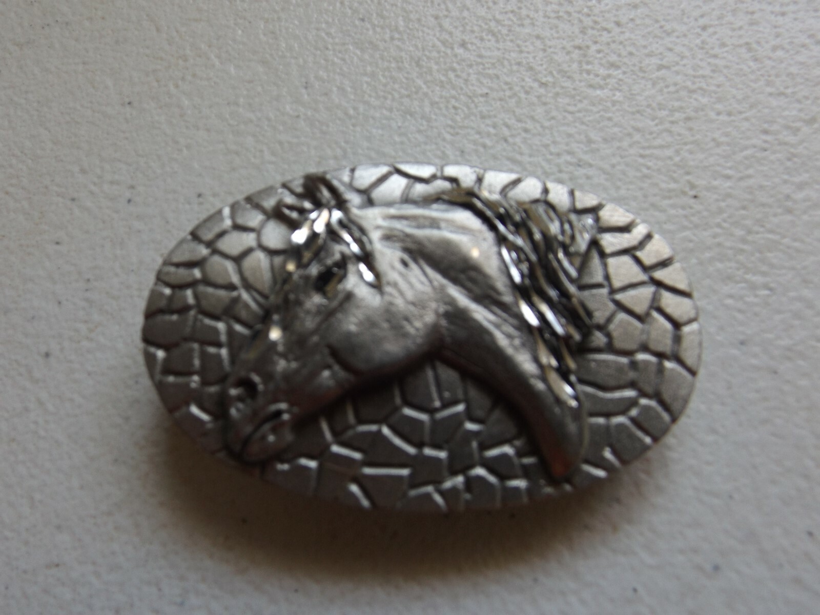 Western Horse Head, Pewter Tone, Money Clip, NEW