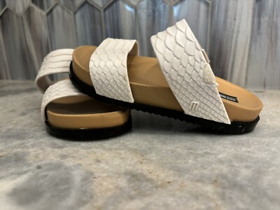 Mini Melissa + Baja East White slip On Sandal Toddler  Sz 10