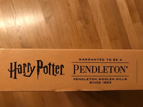 NEW!  Pendleton Harry Potter HUFFLEPUFF Blanket 64x72 Limited Edition Made USA