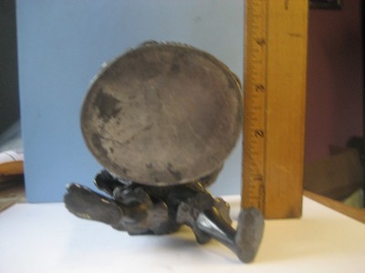 SCARCE DERBY SILVER CO-CT SAMURAI WARRIOR MATCH/TOOTHPICK HOLDER/CHINA?/JAPAN?