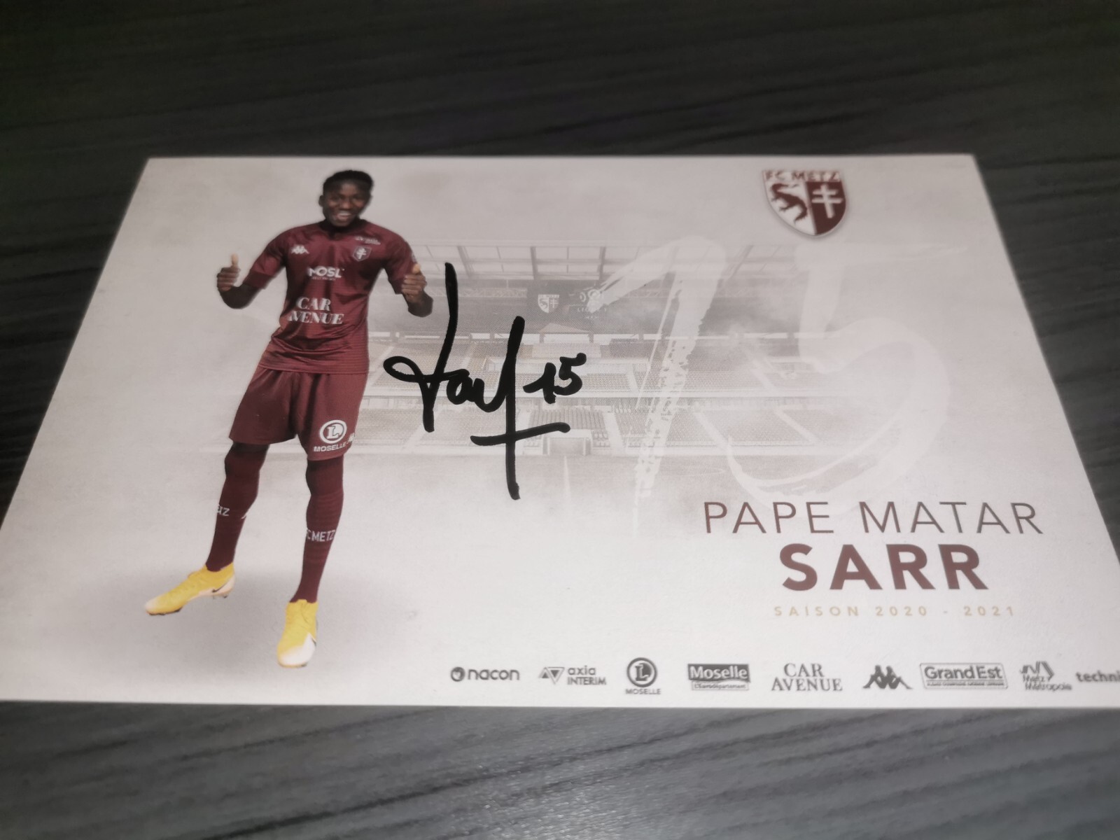 世界10枚限定！PANINI PAPE MATAR SARR サー RC Pape Matar Sarr hand signed FC Metz autograph card | eBay