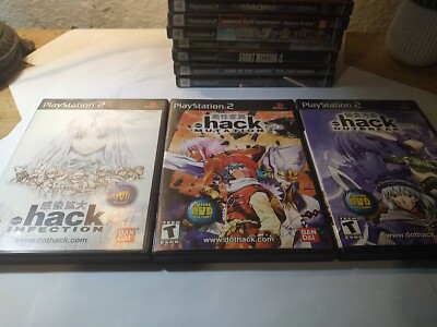 .hack Infection, Mutation, Outbreak Ps2 2003 Lot Of 3