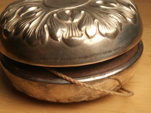 Vintage 1960s GORHAM Sterling Silver Cover Yo Yo