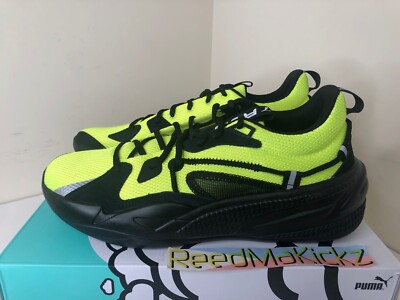 Puma RS Dreamer J Cole Safety Yellow Lime Black Mens 8.5us 193990 19