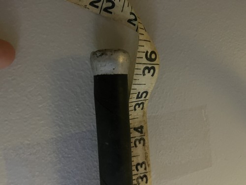 Long Burke Graduated Irons O2353s Putter  9 Leather Grip Newark Ohio GREAT RARE