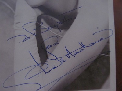 Olivia De Havilland Authentic Hand SIGNED Autograph PHOTO~1945 Studio Envelope