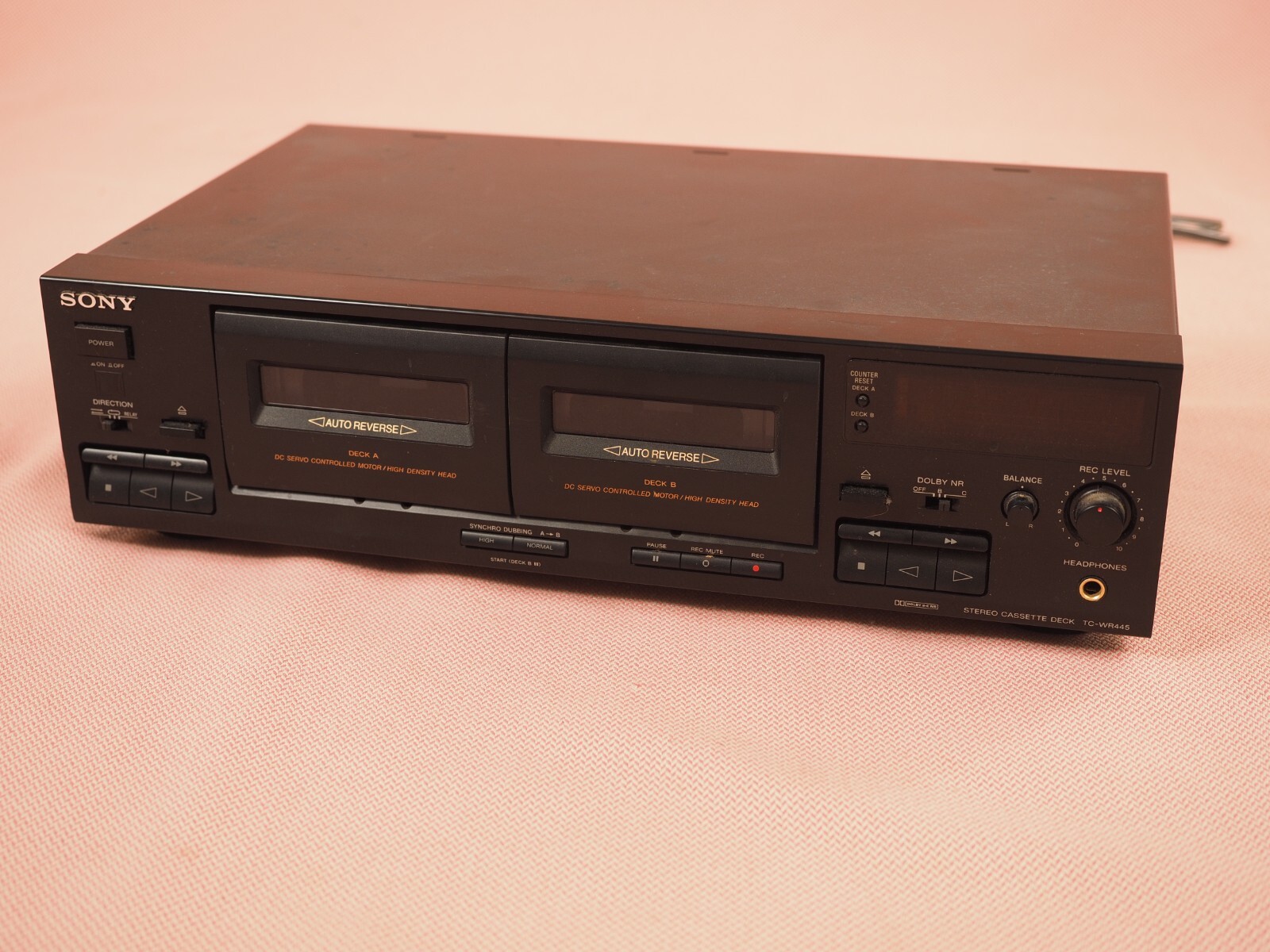 SONY TC-WR445 STERO CASSETTE DECK Please Read | eBay