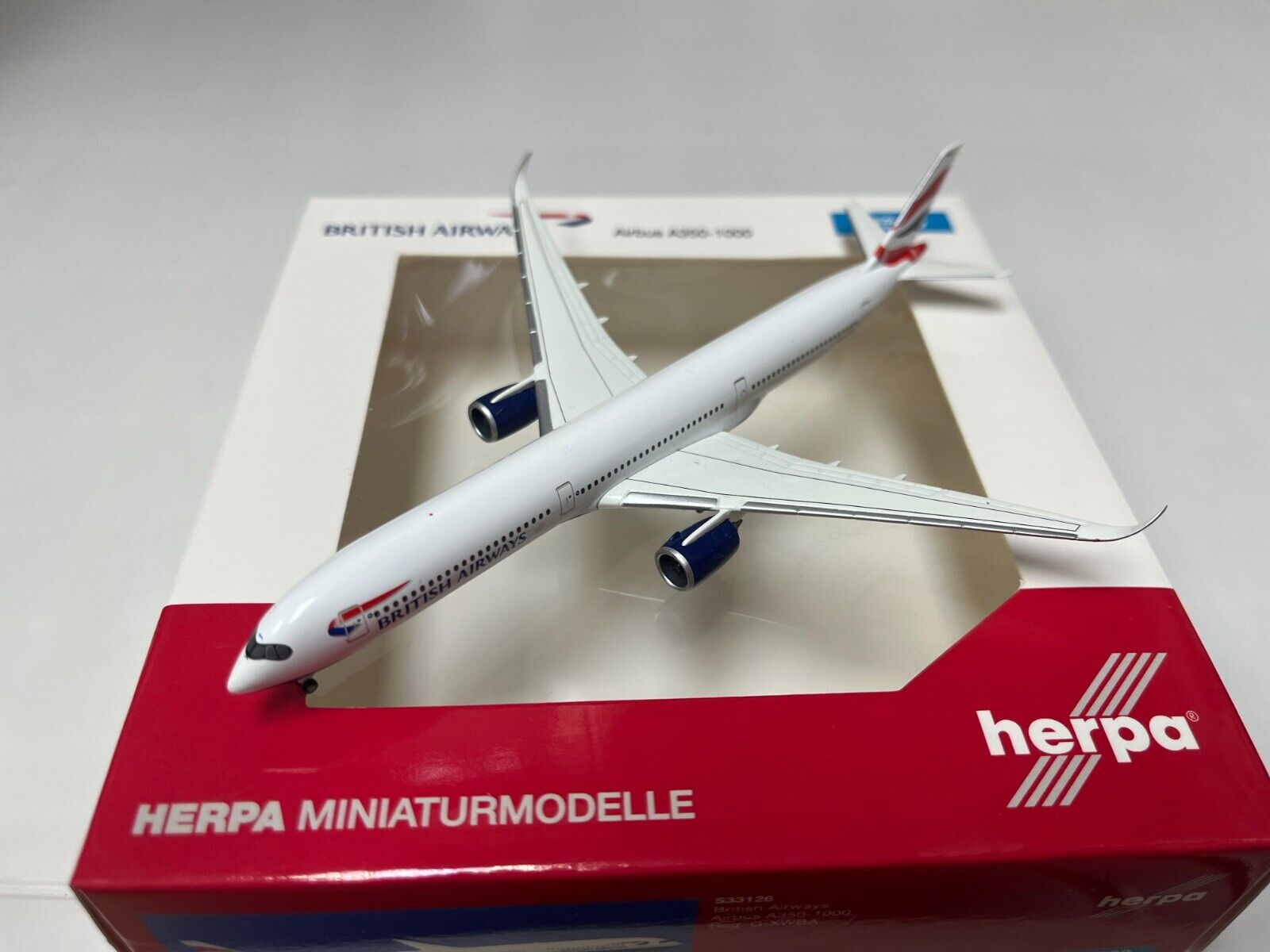 Herpa Wings 500 British Airways BA A350-1000 Herpa Wings 500 British Airways BA A350-1000