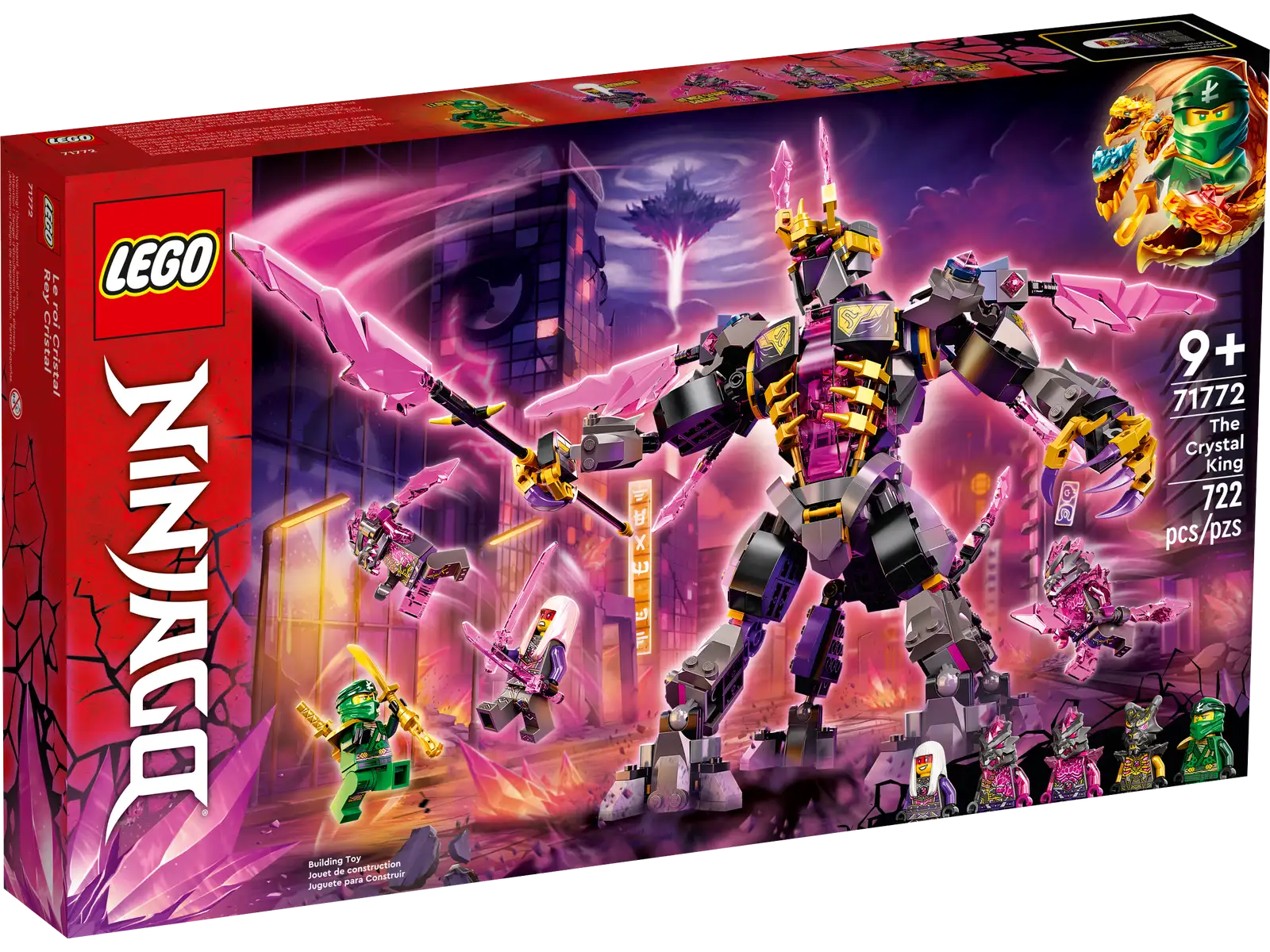 LEGO Ninjago The Crystal King (71772) Crystalized RETIRED