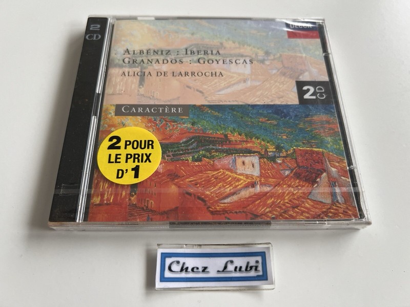 AlbÃ©Niz, Granados - Alicia De Larrocha - Iberia / Goyescas - 2 Cd - 1996 - Neuf