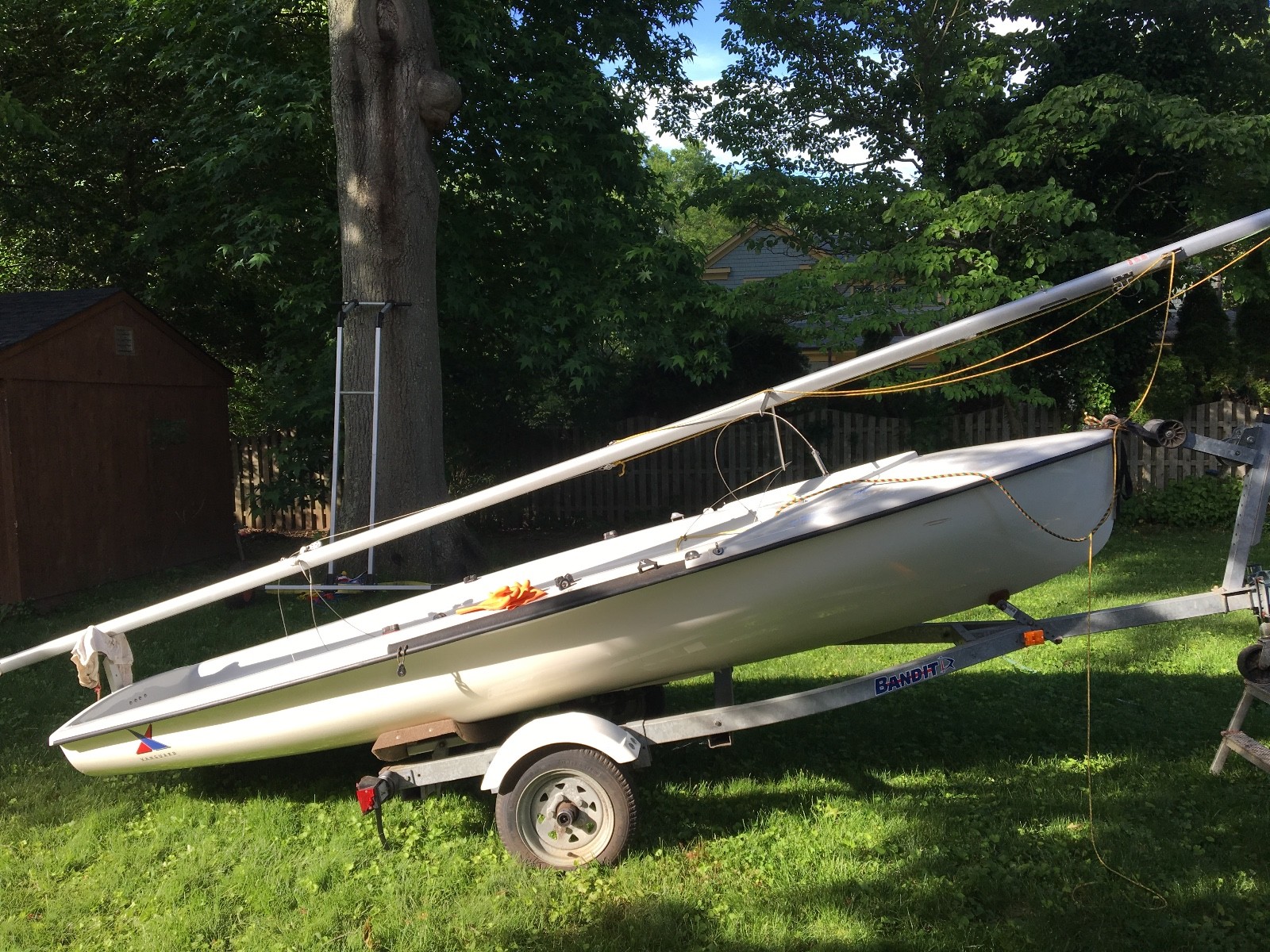 2002 Vanguard 420 Sailboat Race Boat w/ Sails & Accessories + Trailer - SALE