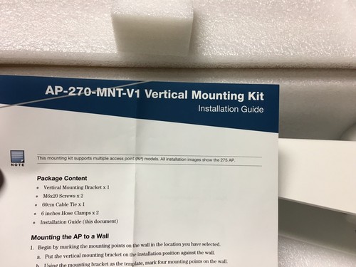 Hewlett Packard JW052A Aruba Ap-270-mnt-v1 270 Series Mount Kit