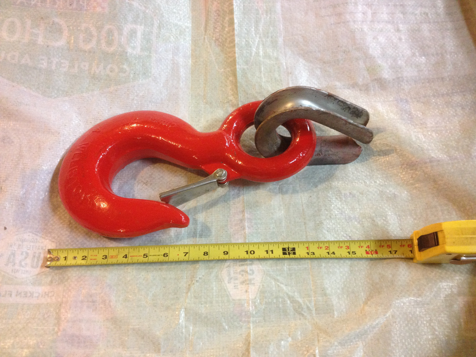 15 Ton Eye Hook WLL 15TON with CABLE THIMBLE