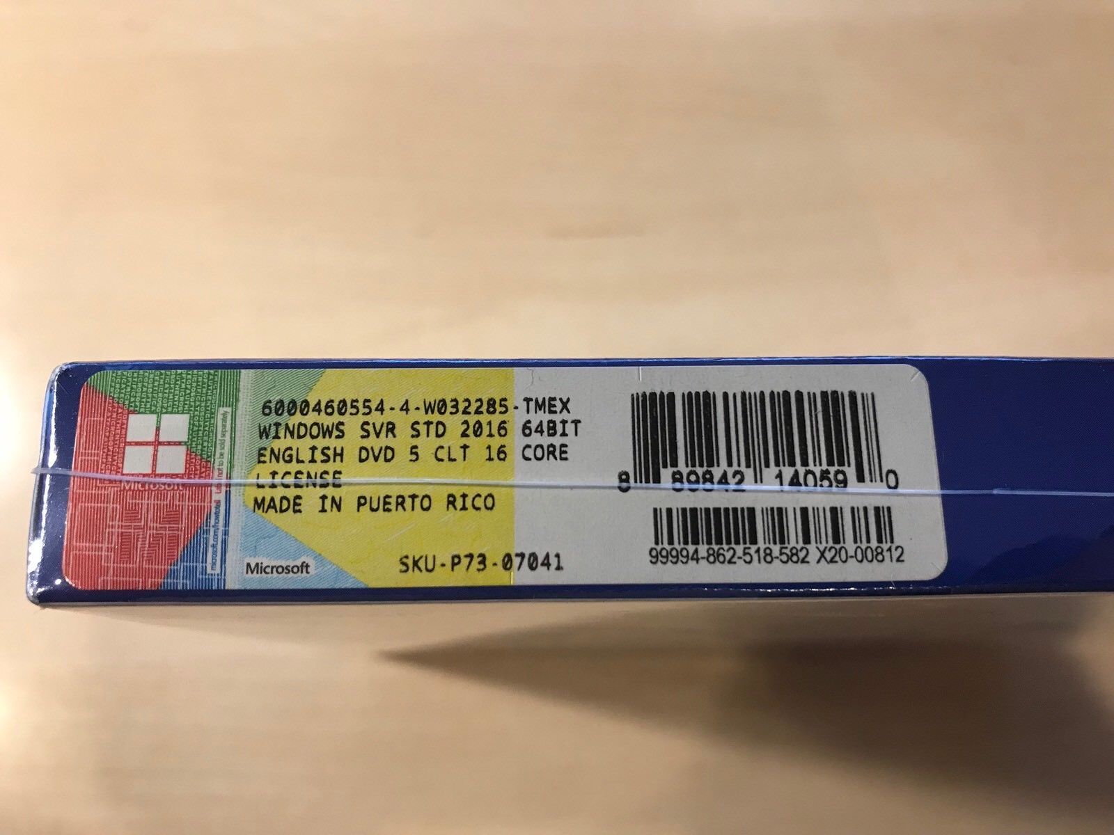 Microsoft Windows Server 2016 Standard SKU P73-07041 5 CAL Sealed Retail Box NEW