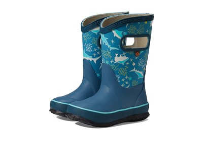 Детские резиновые сапоги унисекс Bogs Kids Rain Boot Shark Coral (для малышей/маленьких/больших детей)