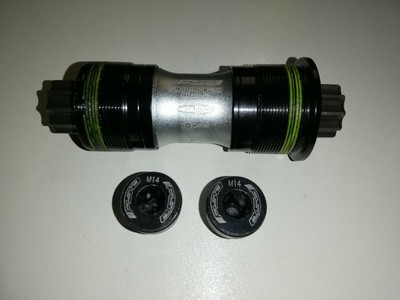 Seltenes NOS FSA Platinum Pro Titanium MEGA QUAD Innenlager BB 1,37x24t 109 mm