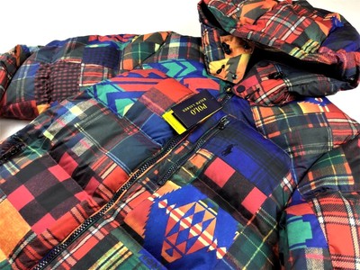 polo ralph lauren patchwork puffer jacket