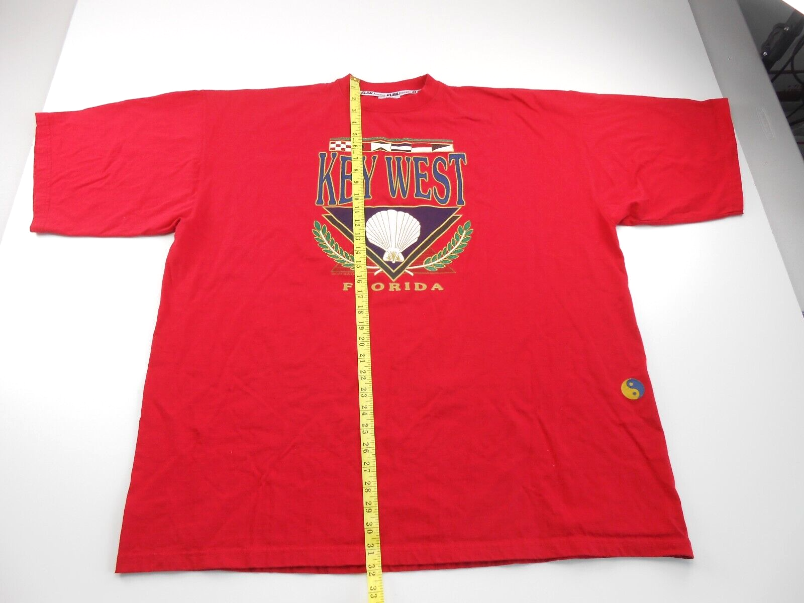 Fubu The Collection Red Key West Florida XXL Shrt Sleeve T