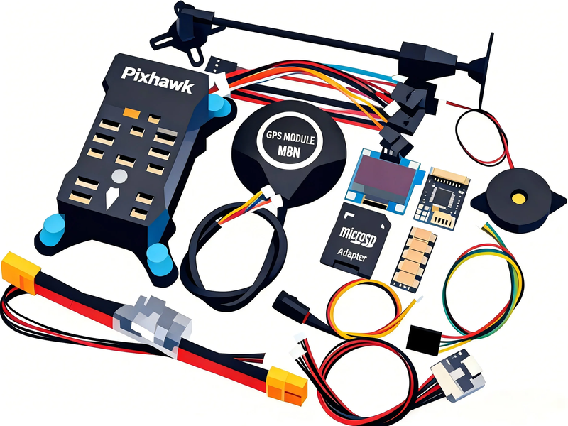 Pixhawk PX4 M9N GPS PIX 2.4.8 32 Bit Flight Controller With Autopilot Safety Sw