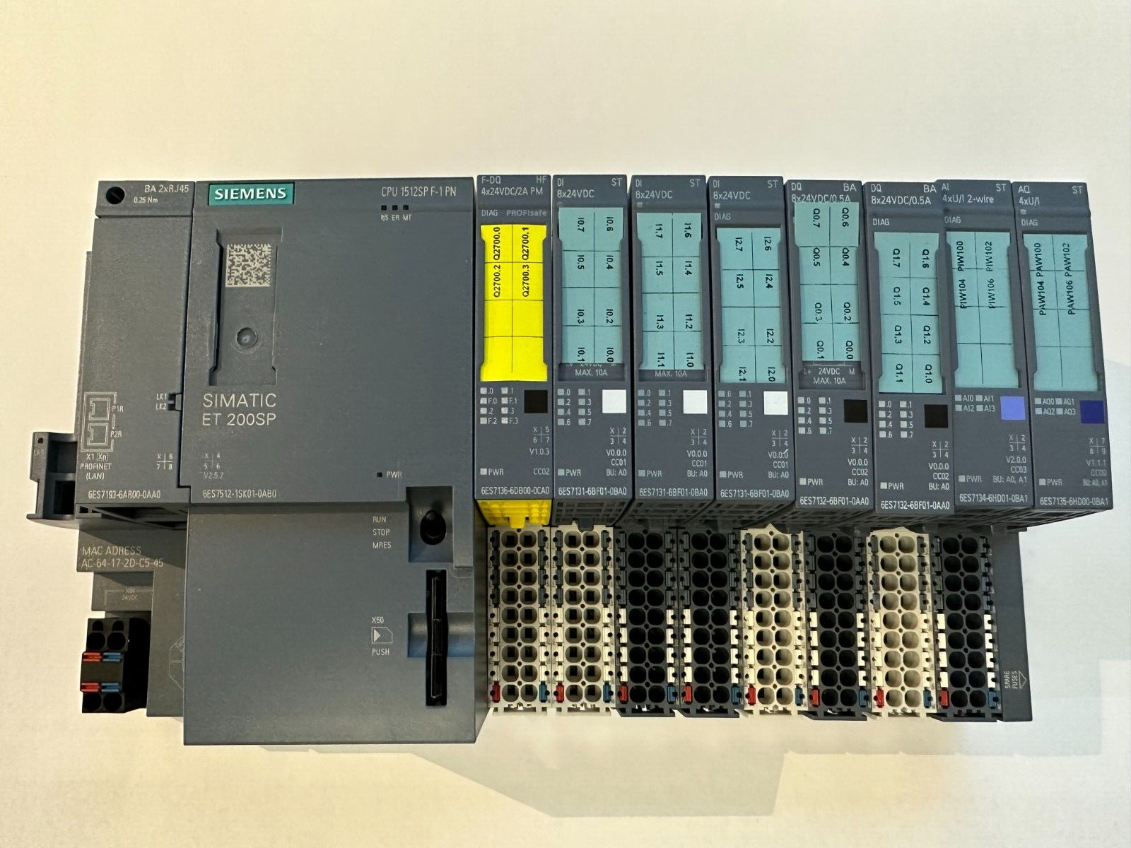 Siemens ET 200SP CPU 1512SP F-1 PN 6ES7 512-1SK01-0AB0 /6ES7193